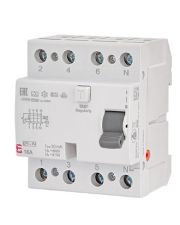 УЗО ETI EFI-P4 3P+N 63/0,03 NL A 10кА (2061813)