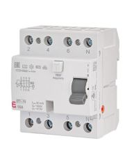 УЗО ETI EFI-P4 3P+N 25/0,1 NL A 10кА (2061821)