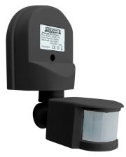 Інфрачервоний датчик руху TNSy ДР 02 1200Вт 180° 12м IP44 чорний (TNSy5502874)