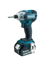 Аккумуляторный шуруповерт Makita DTS141RTJ1 Oil-Puls 18В с комплектом принадлежностей