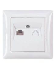Компьютерная розетка TNSy Latina IP20 белая (TNSy5000164)