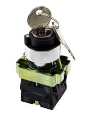 Переключатель TNSy XB2-BG25 1NO+1NC «I-0» с ключом слева (TNSy5500260)