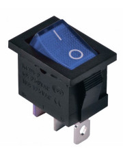 Переключатель TNSy KCD1-2-101N BL/B с подсветкой синий (TNSy5500691)
