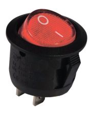Переключатель TNSy KCD1-5-101 R/B круглый красный (TNSy5500706)