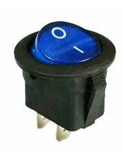 Переключатель TNSy KCD1-5-101 BL/B круглый синий (TNSy5500709)