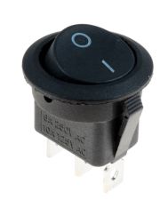 Переключатель TNSy KCD1-8-102 B/B круглый черный (TNSy5500745)