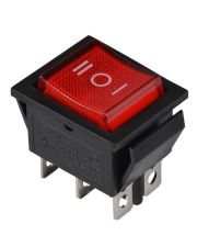 Перекидний перемикач TNSy KCD2-203 R/B червоний (TNSy5500787)