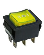 Перекидной переключатель TNSy KCD2-203 Y/B желтый (TNSy5500789)