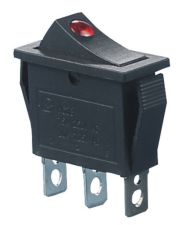 Переключатель TNSy KCD3-101EN R/B с подсветкой красный (TNSy5500834)