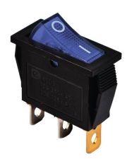 Переключатель TNSy KCD3-101N BL/B с подсветкой синий (TNSy5500836)