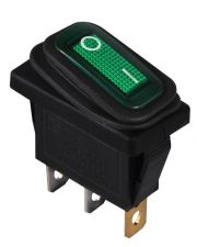 Перекидной переключатель TNSy KCD3-103W GR/B IP54 зеленый (TNSy5500851)