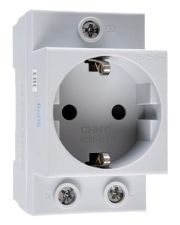 Розетка на DIN-рейку Chint AC30-111 с заземлением (775001)