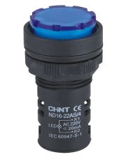 Индикатор Chint ND16-22D/2 AC/DC 230В синий (593074)