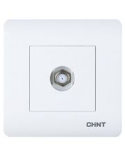 Розетка ТВ-SAT Chint NEW3 белая (715393)