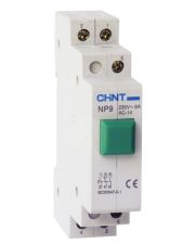 Модульная кнопка Chint NP9-10/1 1NO зеленая (584052)