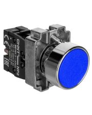 Кнопка Chint NP2-BA61 1NO IP40 синяя (573892)