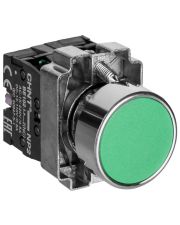 Кнопка Chint NP2-BA35 1NO+1NC IP40 зеленая (573964)