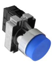 Кнопка Chint NP2-BL65 1NO+1NC IP40 синя (576041)
