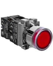 Кнопка Chint NP2-BW3465 1NO+1NC красная AC/DC 230В IP40 (574366)