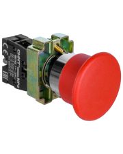 Кнопка грибок Chint Ø40мм с самовозвратом NP2-BC42 без подсветки красная 1NC IP40 (573974)