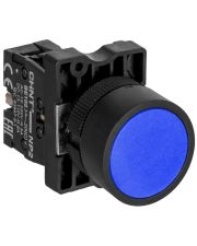 Кнопка пластиковая Chint NP2-EA61 1NO синяя IP40 (574087)