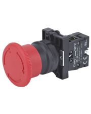 Кнопка пластиковая Грибок Chint NP2-ES542 1NC Ø40мм с фиксацией красная IP40 (574120)