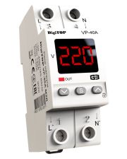 Реле напряжения DigiTOP VP-40A M2R (красный индикатор)