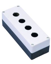 Корпус кнопкового поста CNC LAY5-4 4 місця IP10 білий (Б00030663)