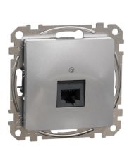Комп'ютерна розетка Schneider Electric Sedna Design & Elements RJ45 кат. 5е UTP алюміній SDD113451