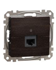 Компьютерная розетка Schneider Electric Sedna Design & Elements RJ45 кат. 5е UTP венге SDD181451