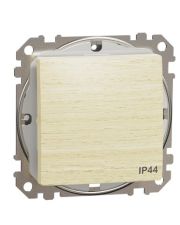 Одноклавішний перемикач Schneider Electric Sedna Design & Elements IP44 береза SDD280106