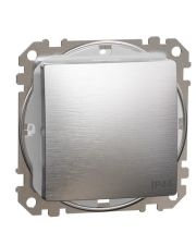 Одноклавишный переключатель Schneider Electric Sedna Design & Elements IP44 матовый алюминий SDD270106