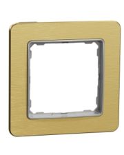 Однопостовая рамка Schneider Electric Sedna Elements Sedna Elements матовое золото SDD371801