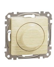 Поворотний світлорегулятор Schneider Electric Sedna Design & Elements RC 3-370 Вт береза SDD180502