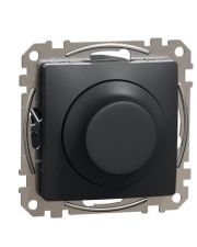 Поворотний світлорегулятор Schneider Electric Sedna Design & Elements RC 3-370 Вт чорний SDD114501