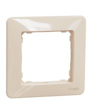 Рамка 1-постовая Schneider Electric Sedna Design бежевая SDD312801
