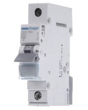 Автоматический выключатель Hager MBN163 6кА B 63A 1P