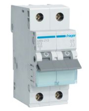 Автоматический выключатель Hager MBN213 6кА B 13A 2P