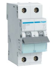 Автоматический выключатель Hager MBN250 6кА B 50A 2P