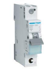 Автоматический выключатель Hager MBS106 QC 6кА B 6A 1P