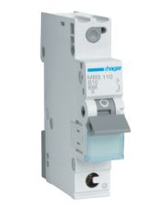 Автоматичний вимикач Hager MBS110 QC 6кА B 10A 1P
