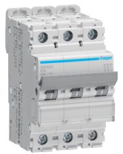 Автоматический выключатель Hager NSN304 25кА D 4A 3P