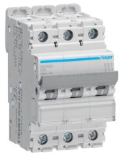 Автоматический выключатель Hager NSN306 25кА D 6A 3P