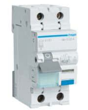Дифференциальный автомат Hager ADA910D B 10A 1P+N 6кА 30мА А