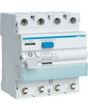 Пристрій захисного відлючення Hager CDS425D QC 4P 25A 30мА A