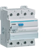 УЗО Hager CEA663D 4P 10кА 63A 100мА A