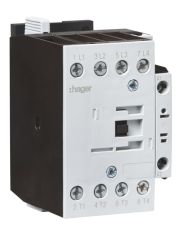 Корпусный контактор Hager EVN04510E 4P 45А 24В DC 1НО AC-1