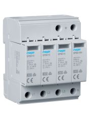 УЗИП Hager SPB413 T2 4P сменный 40кА TT/TNS с индикацией