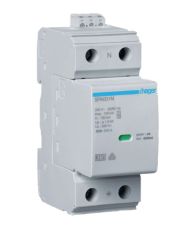 Разрядник Hager SPA180N T1+T2 1P N-PE 100кА 1,5кВ с дополнительным контактом и встроенным предохранителем