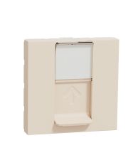 Компьютерная розетка RJ45 Schneider Electric Unica New NU341544 cat6 UTP 2м бежевая